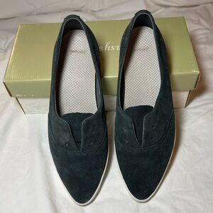 Easy Spirit navy suede sneaker look loafer